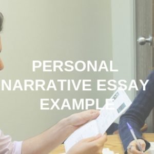 Personal Narrative Essay Example
